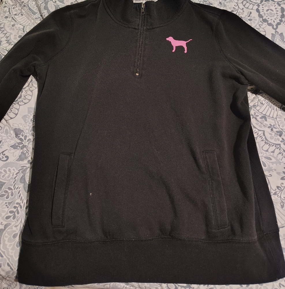 PINK quarter-zip jacket